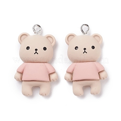 Opaque Resin Pendants&nbsp;RESI-F030-04