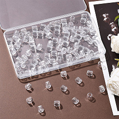 不透明樹脂ビーズ120個。  大穴ビーズ  コラム  ホワイト  12x11mm  穴：6.5mm&nbsp;FIND-SC0019-26C