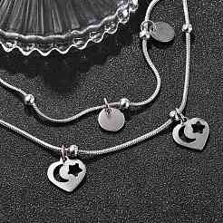 304 Stainless Steel Multi-strand Bracelets&nbsp;BJEW-Q038-08P