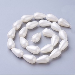Electroplate Shell Pearl Beads Strands&nbsp;BSHE-O019-12