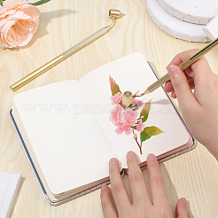 2本 2スタイル アルミ製 斜め細線ペイントペン  アーティスト学生スケッチ描画ツール  描画用品  ライトゴールド  1個/スタイル&nbsp;AJEW-AR0001-42