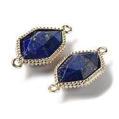 Natural Mixed Gemstone Connector Charms&nbsp;G-C087-02G-B