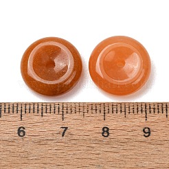 天然レッドアベンチュリンのピースドーナツペンダント  円周率のチャーム  15x5mm  穴：2mm&nbsp;GG-CBA04F4-02A