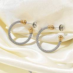 304 Stainless Steel Stud Earrings&nbsp;EJEW-F354-05P-01