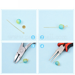 Brass Eye Pins&nbsp;KK-YW0004-04B-G