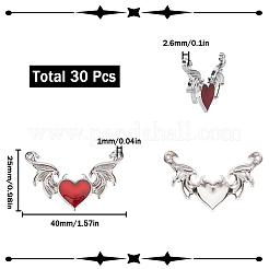 30Pcs Halloween Alloy Enamel Connector Charms&nbsp;FIND-SC0007-24