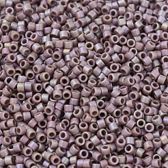 MIYUKIデリカビーズ  シリンダー  日本製シードビーズ  11/0  （db2321)マット不透明グレーズダークベージュab  1.3x1.6mm  穴：0.8mm  約20000個/袋  100 G /袋&nbsp;SEED-J020-DB2321