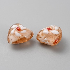 Handmade Lampwork Beads&nbsp;GLAA-WH0032-11D