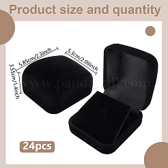 24Pcs Velvet Jewelry Box&nbsp;VBOX-GO0001-02