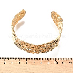 304 Stainless Steel Open Bangles&nbsp;BJEW-D308-02G-B