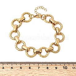 304 Stainless Steel Link Chain Bracelets for Women&nbsp;BJEW-P388-02A-G