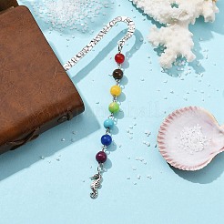 Marine Theme Alloy Hook Bookmarks&nbsp;AJEW-JK00279-03