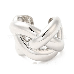 Brass Open Cuff Rings&nbsp;RJEW-P098-17P