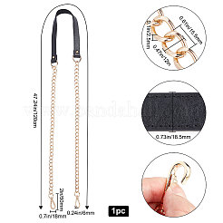 PU Leather Bag Straps&nbsp;FIND-WH0114-25B