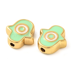 Rack Plating Brass Beads&nbsp;KK-H486-03G-05