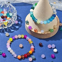 Glass Round Beads&nbsp;DGLA-YW0001-26