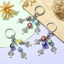 Alloy Tree of Life Pendant Keychain&nbsp;KEYC-JKC00540-02