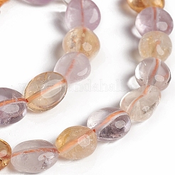 Natural Amethyst and Citrine Beads Strands&nbsp;G-D0002-D77