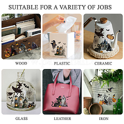 3 Sheets 3 Styles PVC Waterproof Decorative Stickers&nbsp;DIY-WH0404-168