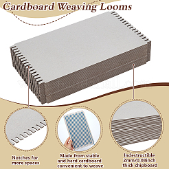 24Pcs Cardboard Weaving Looms&nbsp;FIND-FG0005-19