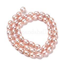 Natural Cultured Freshwater Pearl Beads Strands&nbsp;PEAR-E016-161