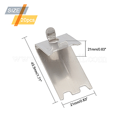 201 Stainless Steel Buckle&nbsp;STAS-WH0026-15P