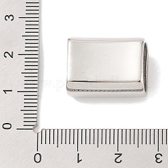 Non-Tarnish 304 Stainless Steel Slide Charms&nbsp;STAS-C109-19P