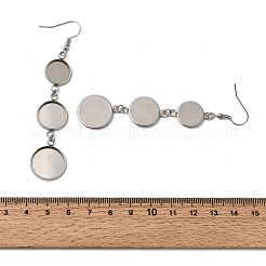 Non-Tarnish 304 Stainless Steel Earring Hooks&nbsp;STAS-L311-01P