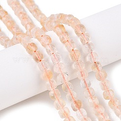 Heated Natural Citrine Beads Strands&nbsp;G-N342-135