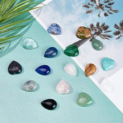 16Pcs 16 Style Gemstone Cabochons&nbsp;G-FH0001-44
