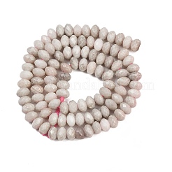Natural Pink Opal Beads Strands&nbsp;G-RM2025-C44-4x6mm