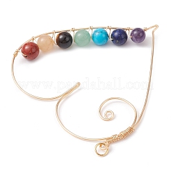 7 Chakra Gemstone Copper Wire Wrapped Big Pendants&nbsp;PALLOY-JF02429