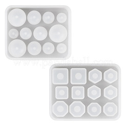 2Pcs 2 Styles DIY Beads Silicone Molds&nbsp;SIMO-TA0001-16