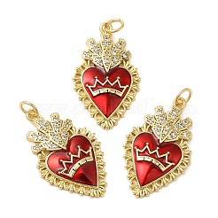 Rack Plating Brass Pendants&nbsp;KK-C030-27G