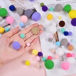 DIY Doll Craft Polyester High-elastic Pom Pom Ball&nbsp;AJEW-SZ0001-53