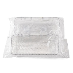 バスルーム用長方形アクリル壁掛けホルダー  シャワー棚  モカシン  245x105x70mm&nbsp;AJEW-FZC0003-02C