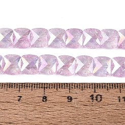 Electroplate Transparent Crackle Glass Beads Strands&nbsp;EGLA-Q135-02A-B04