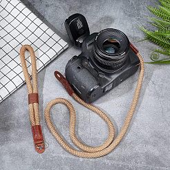 2種類のスタイルのナイロン製カメラネックストラップとリストレットストラップ2個。  カメラテザー  pu レザー エンド カバー & 鉄キー リング付き  ペルー  950x19x9ミリ＆245x21x12mm  1個/スタイル&nbsp;AJEW-NB0003-56A