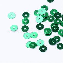 装飾品プラスチック製のpailletteビーズ  スパンコールビーズ  ディスク  ミックスカラー  6x0.2mm  穴：1mm  約30000個/500g&nbsp;PVC-R014-6mm-M
