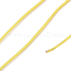 銅線10巻  長持ちメッキ  ゴールドカラー  18ゲージ  1mm  1.5 m /ロール&nbsp;CWIR-C003-01G-G