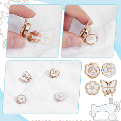 Alloy Enamel Cufflinks&nbsp;BUTT-NB0002-22B