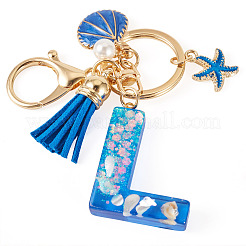 Star Resin & Shell Keychains&nbsp;KEYC-TAC00087-01L