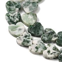 Natural Green Spot Jasper  Beads Strands&nbsp;G-M403-A22-03