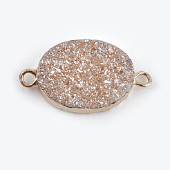 Natural Druzy Quartz Crystal Links connectors&nbsp;G-P356-01A