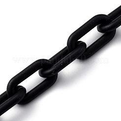 Handmade Spray Painted CCB Plastic Cable Chains&nbsp;AJEW-JB00729-01