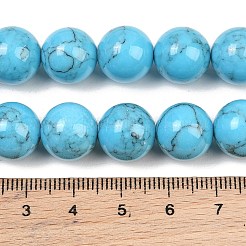 Synthetic Turquoise Graduated Beads Strands&nbsp;GG-CBA2AE1-A04-B