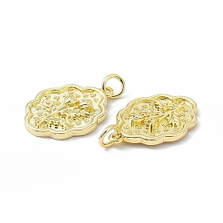 Rack Plating Brass Pendants&nbsp;KK-B065-20G
