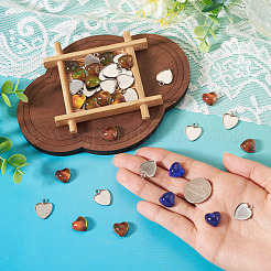 20Pcs 304 Stainless Steel Pendant Cabochon Settings for Fashion Jewelry&nbsp;STAS-TA0006-23