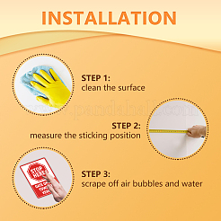 10 Sheets PVC Self-Adhesive Identification Cable Label Pasters&nbsp;STIC-WH0027-073
