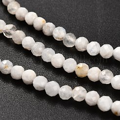 Natural Rainbow Moonstone Beads Strands&nbsp;G-RM2025-31-3mm